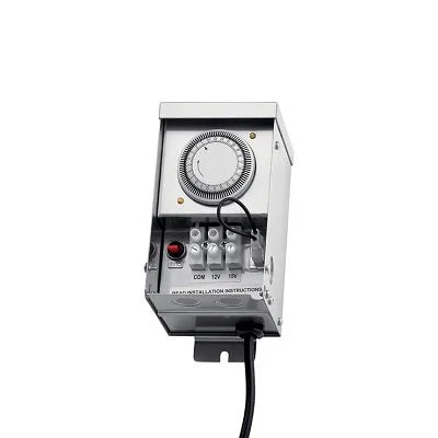 Kichler 15CS75SS 75 Watt Transformer w/ Integrated Mechanical Timer - Stainless Steel