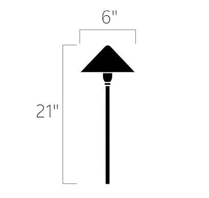 Kichler 16120BKT27 Path Light w/ 2700K LED - Black