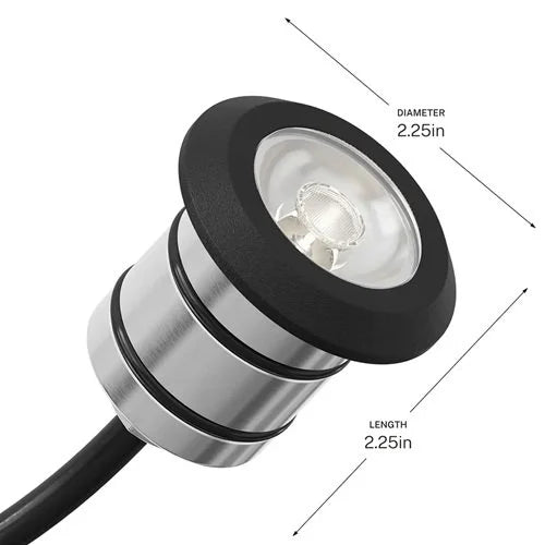 Kichler 16140BKB Mini Recessed Light w/ Integrated LED - Black
