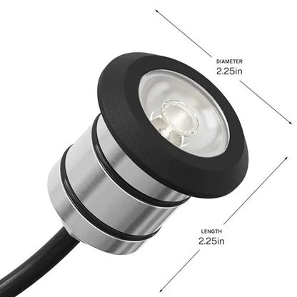 Kichler 16140BKB Mini Recessed Light w/ Integrated LED - Black