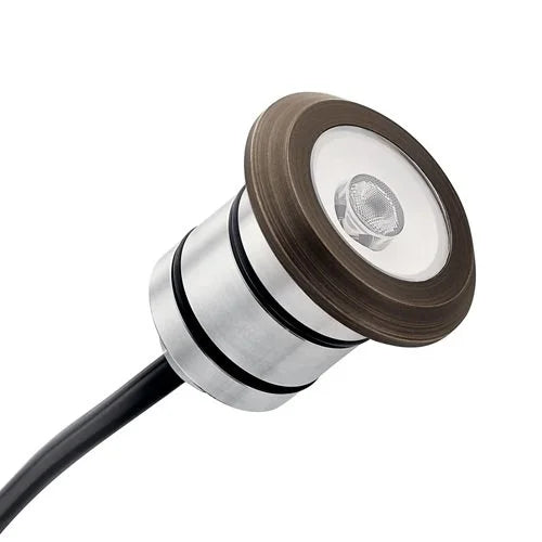 Kichler 16140CBR Mini Recessed Light w/ Integrated LED - Brass