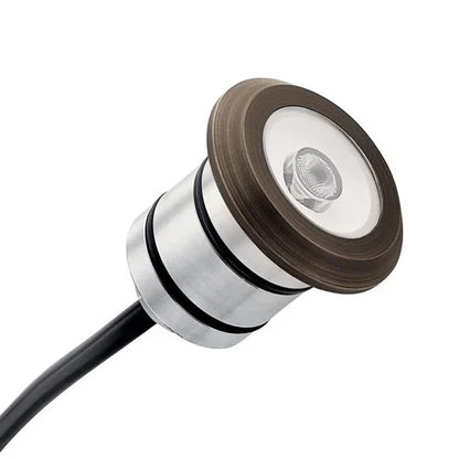 Kichler 16140CBR Mini Recessed Light w/ Integrated LED - Brass