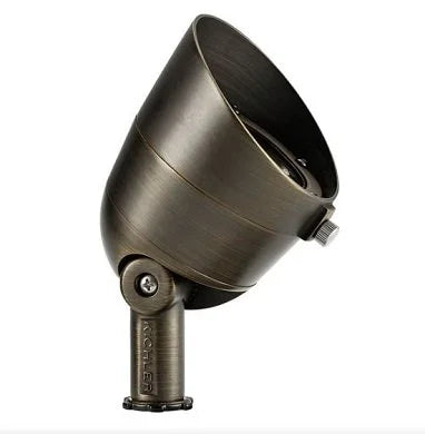 Kichler 16154CBR27 LED Flood Light w/ 3.5w 27K LED - Brass
