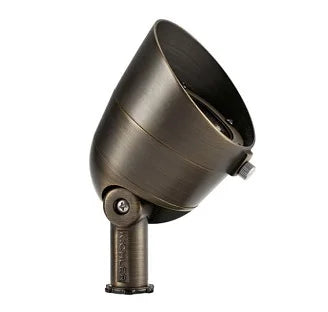 Kichler 16154CBR30 LED Flood Light w/ 3.5w 3K LED - Brass