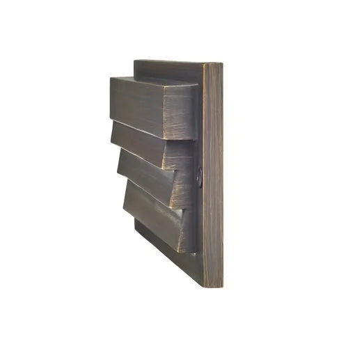 Kichler 16171CBR Louvered Surface Mount Step Light w/ Integrated LED - Brass