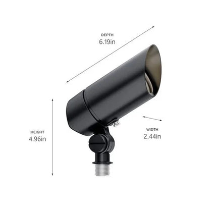 Kichler 16193BKT 6" Modern Accent Light w/ 4 Watt LED - Black
