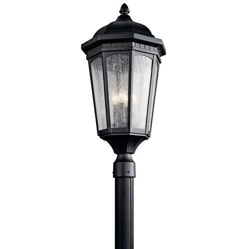 Kichler 9533BKT Post Light w/ Integrated LED - Black