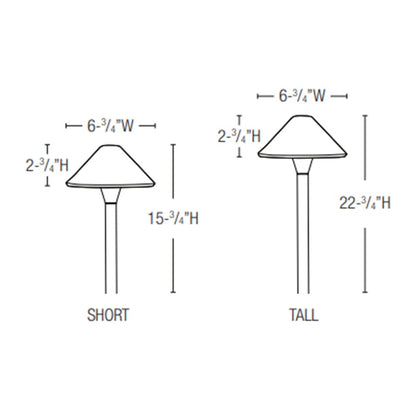 Lightcraft AP-00B-107B-NBZ Universal Stella Path Light - Bronze