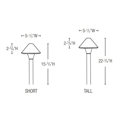 Lightcraft AP-00B-108B-NBZ Universal Martellato 5 Path Light - Bronze