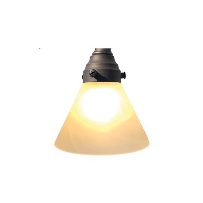 Lightcraft AP-210B Luna Vidrio Opal Path Light Hat - Glass Only