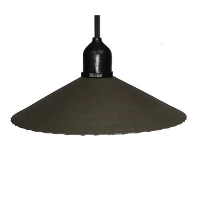 Lightcraft BK-411-BZ Bistro Hammered Shade For E26 Bistro String Lights - Bronze
