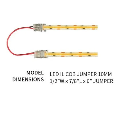 Lightcraft LED-IL-COB-JUMPER-10MM LED In-Line Jumper