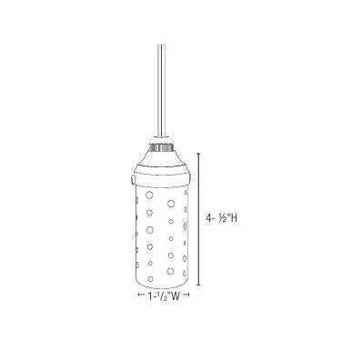 Lightcraft H-107B Mini Starlighter Hanging Pendant Light