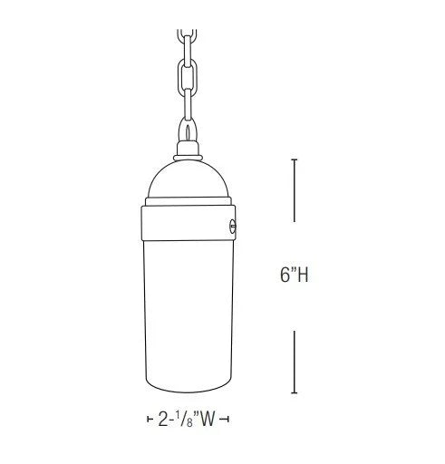 Lightcraft H-16B Hanging Luna Pendant Light