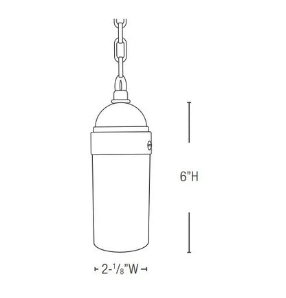 Lightcraft H-16B Hanging Luna Pendant Light