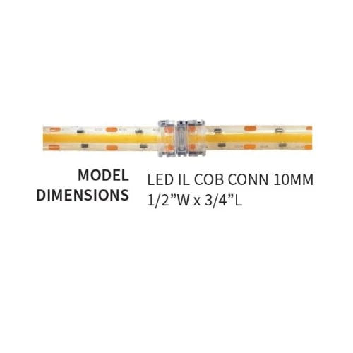 Lightcraft LED-IL-COB-CONN-10MM LED Strip Light In-Line Coupler