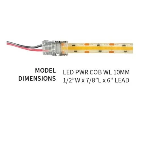 Lightcraft LED-PWR-COB-WL-10MM LED Power Lead