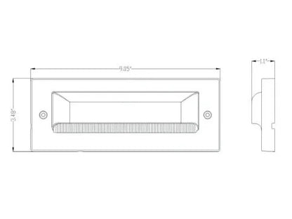 Lumien S3A4-6W-30K-BZ 9 Inch Wall Light w/ 3 Watt 3000K LED - Bronze