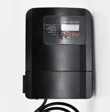 Lumien TR-120 Transformer 120 Watt w/ Timer & Photocell - Black Polycarbonate