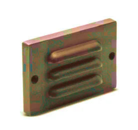 Pro Trade PT-SL1-BS-LED 4.5 Inch LED Step Light Surface Mount - Brass