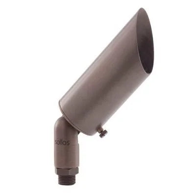 Sollos BSB067-AB-MR16FL4/827/LED Up Light w/ 3.5 Watt 2700K LED - Brass