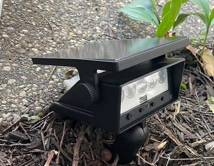 SunTino SF5-GS-1 Solar Flood Light w/ 2700K 30 Deg LED - Black