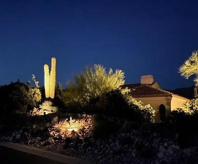SunTino SF5-GS-1 Solar Flood Light w/ 2700K 30 Deg LED - Black