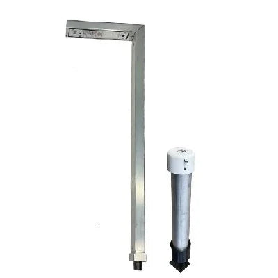 SunTino SSL Solar Shore Light w/ 2700K/4000K LED - Raw Aluminum