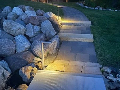 SunTino SSL Solar Shore Light w/ 2700K/4000K LED - Raw Aluminum
