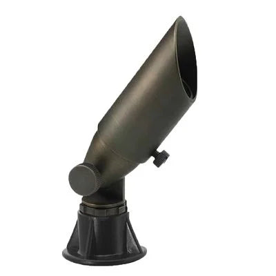 Touchstone A185BR Super Mini Brass Flood Light w/ 2.5 Watt MR8 LED - Brass