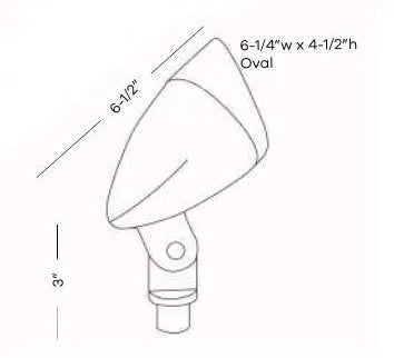 Touchstone A216BR PARFlood Light w/ PAR36 LED - Brass
