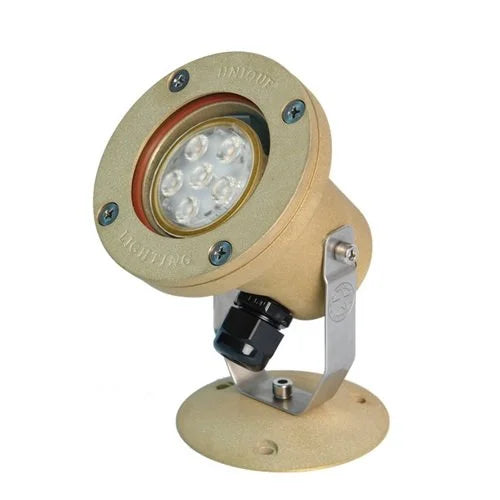 Unique Atlantis AT16-12-L327 Water Light w/ 3w MR16 LED 27K - Brass