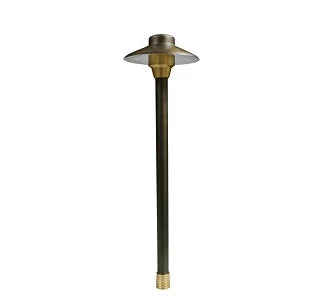 Unique Centaurus 6 C6-12-L27-WB LED Path Light w/ 2w T3 LED 27K - Brass
