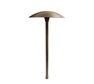 Unique Entropic ENTR-12-L27-WB Path Light w/ 2w T3 LED 27K - Brass