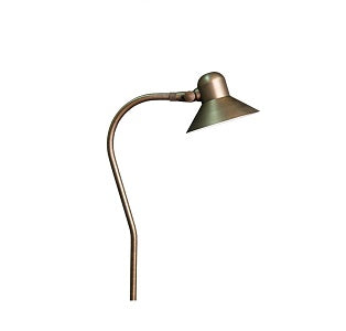 Unique Excalibur EXCA-12-L2 Path Light w/ 2w T3 LED 3000K - Brass