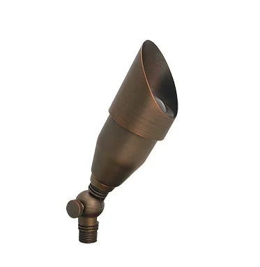 Unique Intrepid INTR-12-L327-WB Up Light w/ 3w MR16 LED 27K - Brass