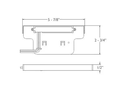Unique ISO IS6-30K-140L-BZ Ledge Light w/ 30K LED - Bronze