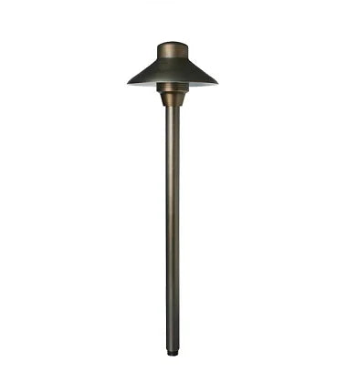Unique Lancer 6 L6-12-L27-WB LED Path Light w/ 2W LED 2700K - Brass