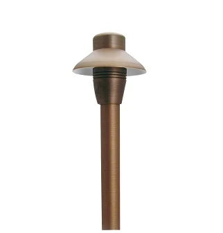 Unique Lancer 4 L4-12-L27-WB LED Path Light w/ 2W LED 2700K - Brass