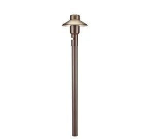 Unique Mercury 4 M4-12-L27 LED Path Light w/ 2W T3 LED 27K - Brass