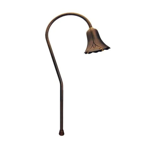 Unique Neptune NEPT-12-l27-WB Path Light w/ 2w T3 LED 27K - Brass