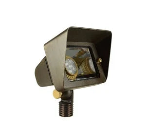 Unique Starburst STAR-12-L327 Wall Wash w/ 3w MR16 LED - Brass
