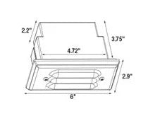 Unique Voyager 5 VO5L-12-L27 Step Light w/ 2w T3 LED 27k - Brass