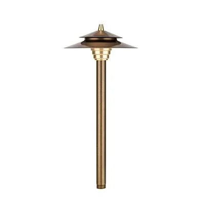 Vista PR-2125-BSO-150-W-G4 Path Light w/ 1.5 Watt 2950K LED - Brass