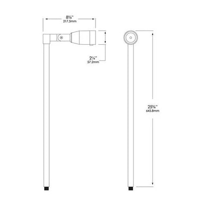 Vista ML-4020-4.5-W-36 Path Light w/ 4.5 Watt 3000K LED