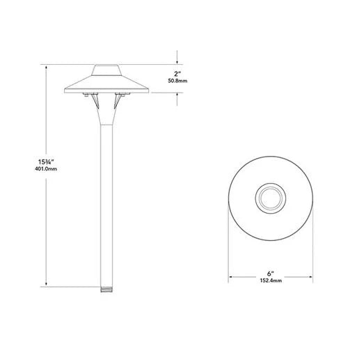 Vista GR-6507I-RGBW Path Light w/ Color Changing LED