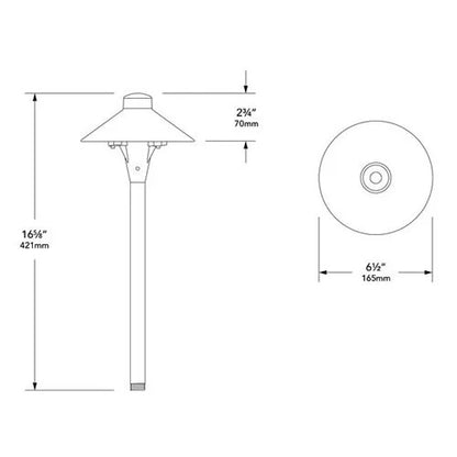 Vista GR-6519I-RGBW Path Light w/ Color Changing LED