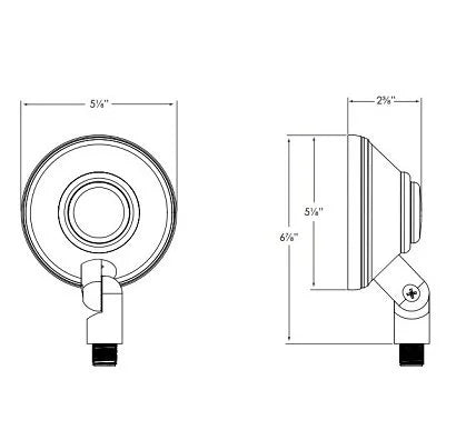 Vista GR-2104-CSN-150-W-G4 Up Light w/ 1.5 Watt 3000K LED - Copper