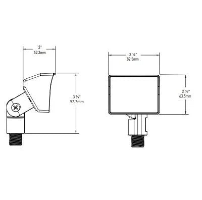 Vista GR-5105-3-W Up Light w/ 3 Watt LED
