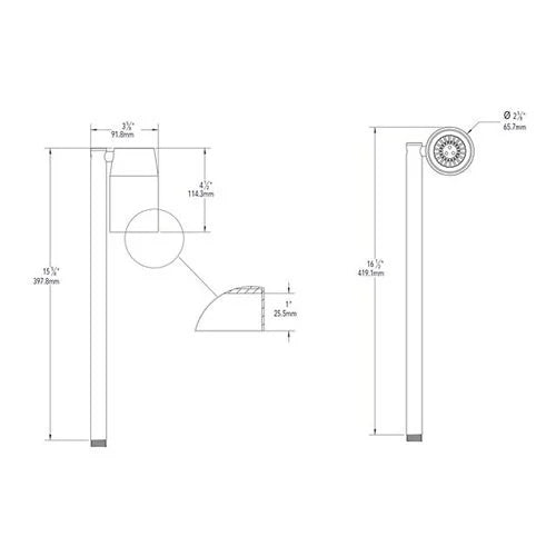 Vista ML-4007-4.5-W-36 Path Light w/ 4.5 Watt 3000K LED